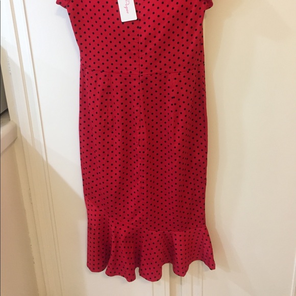 Darling polka dot dress size M - Picture 3 of 3